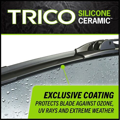 TRICO Signal Premium Silicone 16 " + 16" استبدال أدوات الزجاج الأمامي شفرات الشعاع مع مؤشر الأداء التنبئي الحصري وعمر أطول 3x لنماذج مركبة مختارة ، 2 حزمة in Saudi Arabia