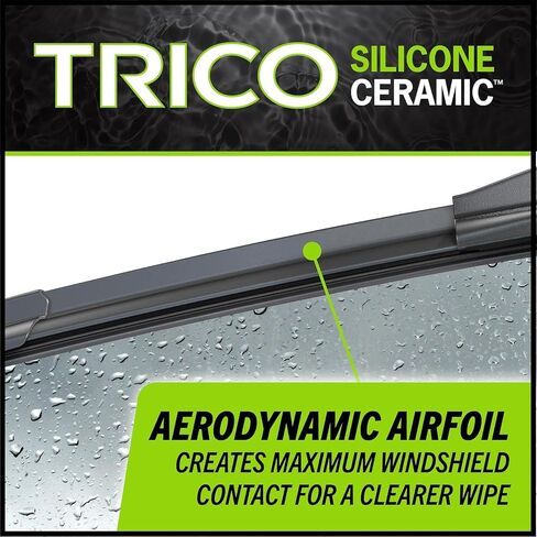 TRICO Signal Premium Silicone 16 " + 16" استبدال أدوات الزجاج الأمامي شفرات الشعاع مع مؤشر الأداء التنبئي الحصري وعمر أطول 3x لنماذج مركبة مختارة ، 2 حزمة in Saudi Arabia