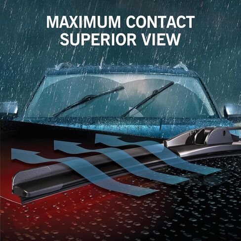 TRICO Signal Premium Silicone 16" + 16" Automotive Replacement Windshield Wipers Beam Blades with Exclusive Predictive Performance Indicator and 3X Longer Life for Select Vehicle Models, 2 Pack in Kuwait