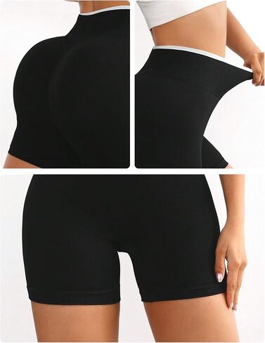 Women's High-Waisted Sports Shorts with Body-Shaping Design for Optimal Comfort and Performance in Saudi Arabia