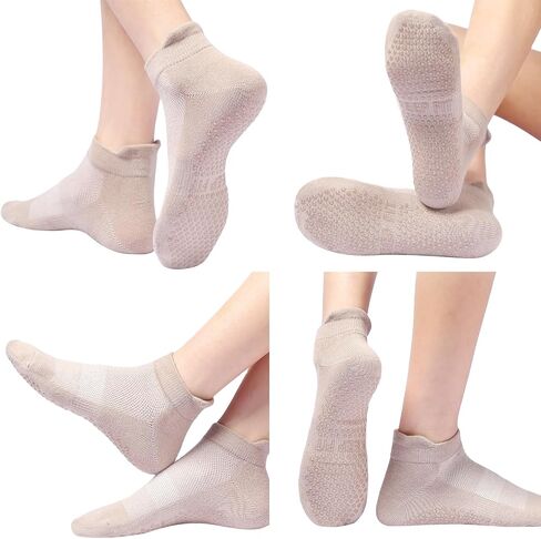 Acetin 4 Pairs Grip Socks Pilates Socks for Women in Saudi Arabia