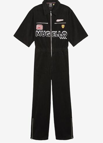 PUMA Men's Ferrari Race Garage Crew Race Suit, Black, XL in Saudi Arabia