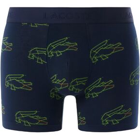 Lacoste Men's Cotton Stretch Print Animation Boxer Briefs in Kuwait