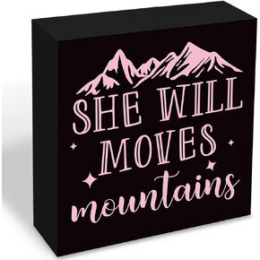Motivational Box Sign, Decorative Signs and Plaques, Desktop Decoration for Home Office, Gym Room Decor, Wall Decor Art, Black Wooden Box Sign 5.1x5.1 inches, Do Not Stop Until You are Proud Sign in Saudi Arabia