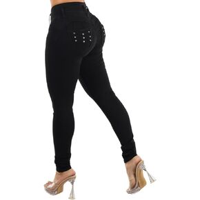 MODA XPRESS HIGHTHED BUTT BUTT الجينز للنساء - الجينز الضيق الكولومبي ليفانتا كولا in Kuwait