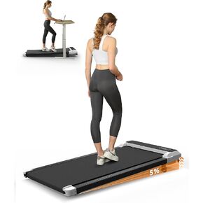 3-in-1 Walking Pad with Incline,2.5 HP Under Desk Treadmill for Home Office,265 LBS Compact Walking Treadmill with LED Display,No Assembly in Saudi Arabia