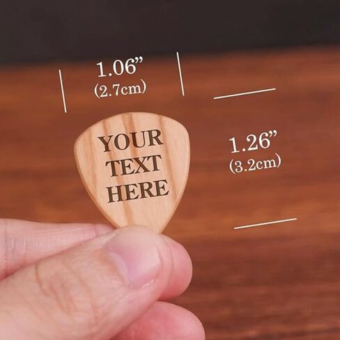 Custom Guitar Pick, Wooden Guitar Pick Case, Personalized Guitar Pick Holder, Guitar Picks Case for for Musicians, Guitarists & Music Lovers Holder, Custom Guitar Picks Box in Saudi Arabia