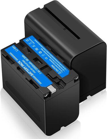 بطارية NP-F970 ، استبدال البطارية 12000mAh NP-F970 لـ Sony F970 F960 F950 F930 F550 F530 F570 متوافق مع Sony DCR-VX2100 ، DSR-PD150 ، DSR-PD170 ، FDR-AX1 ، HDR-AX2000 ، in Saudi Arabia