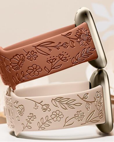 Snblk 2 Pack Back Bands فقط متوافقة مع Fitbit Versa 3/Fitbit Sense/Fitbit Versa 4/Fitbit Sense 2 نطاقات أربعة نماذج ، عباد Sunflow in Kuwait