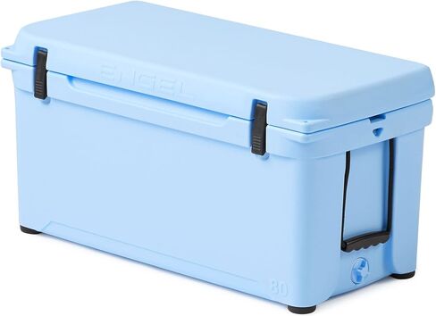 Engel Coolers ENG80 Cooler | 75 Can High Performance Durable Seamless Rotationally Molded Ice Box for Camping, Hunting, and Fishing - White in Saudi Arabia