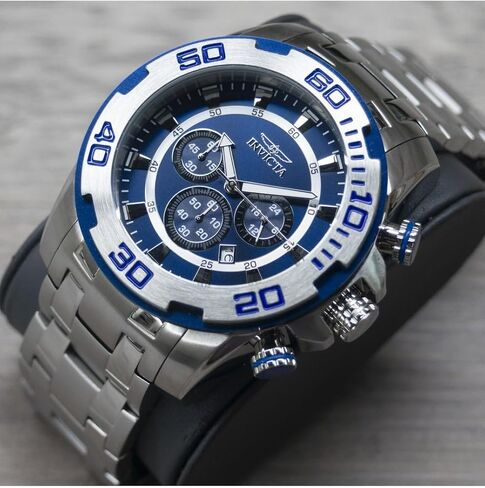 Invicta Men's 22319 Pro Diver Analog Display Quartz Silver Watch in Saudi Arabia