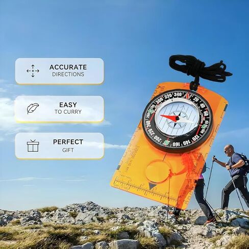 Compass Outdoor Navigation - Hiking Camping Backpack Compass, in Saudi Arabia