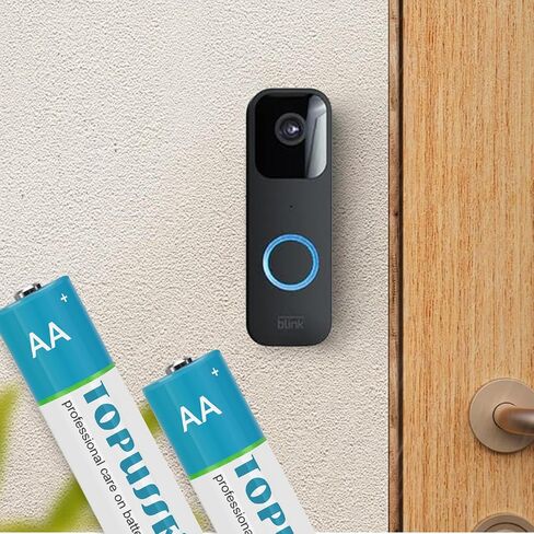 16 Pack 1.5V Rechargeable Lithium Batteries AA for Blink Camera, Long-Lasting Double A Size Battery 2800mWh with 2H Fast Charger (Independent Slot) in Saudi Arabia