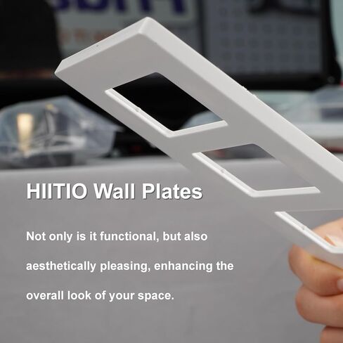 Wall Plates Screwless Design Outlet Covers Easy Installation Switch Plates Modern Look Electrical Outlets Pack of 5 Black in Kuwait