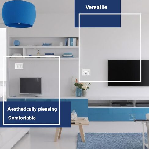 Wall Plates Screwless Design Outlet Covers Easy Installation Switch Plates Modern Look Electrical Outlets Pack of 5 Black in Kuwait