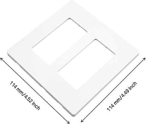 Wall Plates Screwless Design Outlet Covers Easy Installation Switch Plates Modern Look Electrical Outlets Pack of 5 Black in Kuwait