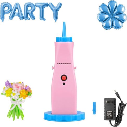 Balloon Pump Electric Air Pump for Long Balloon Inflator Blower Machine for Birthday Party Celebration Balloons Decorations for Foil Twisty Animal Balloons globos in Saudi Arabia