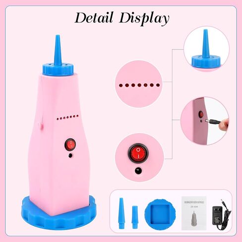 Balloon Pump Electric Air Pump for Long Balloon Inflator Blower Machine for Birthday Party Celebration Balloons Decorations for Foil Twisty Animal Balloons globos in Saudi Arabia