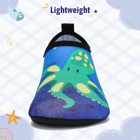 Water Shoes for Kid Non-Slip Swim Beach Shoe Toddlers Quick Dry Lightweight Aqua Socks for Boys & Girls in Saudi Arabia