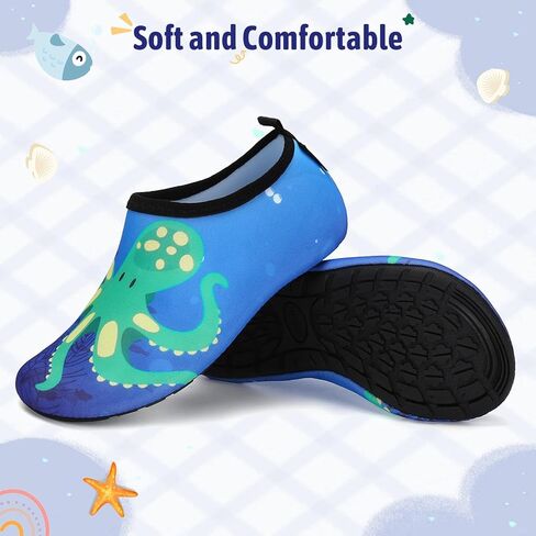 Water Shoes for Kid Non-Slip Swim Beach Shoe Toddlers Quick Dry Lightweight Aqua Socks for Boys & Girls in Saudi Arabia