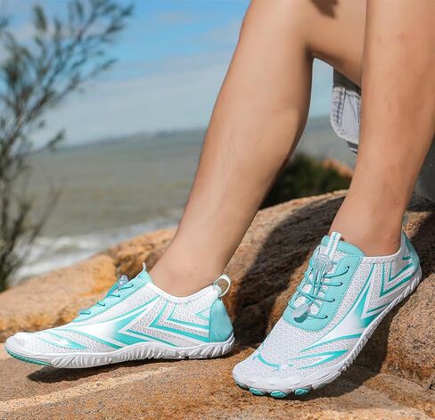Barefoot Shoes for Women Men Wide Toe Box Breathable Quick-Dry Aqua Water Shoes Beach Pool Aqua Swim Surf Hike Footwear Trail Running Shoes in Saudi Arabia