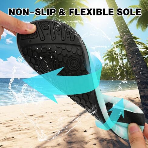 Barefoot Water Shoes for Women Men Non-Slip Yoga Socks Travel Slippers for Indoor Outdoor Beach Swim Surf Sport Summer House Shoes in Saudi Arabia