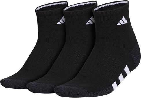 adidas Women's Cushioned Quarter Socks (3-Pair) with Arch Compression in Saudi Arabia