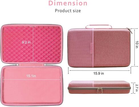 Xanad Hard Case for Logitech Wave Keys MK670 Combo/Wave Keys اللوحة المريحة اللاسلكية (Pink) -inside: 15.1 "x9.2" x1.9 " in Kuwait
