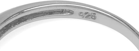 Silvershake 5MM Round Shape Bezel Set Cabochon Gemstone White Gold Plated or Yellow Gold Plated 925 Sterling Silver Leaf and Swirl Style Bypass Ring Jewelry for Women in Saudi Arabia