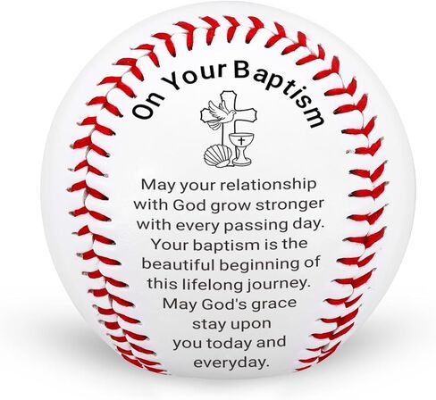 TI-EDC Baptism Gifts for Boys Baseball Catholic Christening Gifts First Communion Gifts for Girl Boy Confirmation Gifts for Teens Baptism Baseball Christening Gifts for Goddaughter Godson in Saudi Arabia