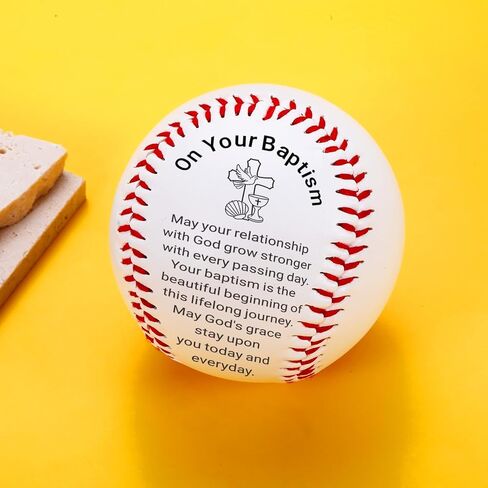 TI-EDC Baptism Gifts for Boys Baseball Catholic Christening Gifts First Communion Gifts for Girl Boy Confirmation Gifts for Teens Baptism Baseball Christening Gifts for Goddaughter Godson in Saudi Arabia