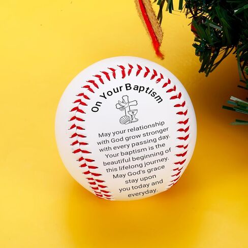 TI-EDC Baptism Gifts for Boys Baseball Catholic Christening Gifts First Communion Gifts for Girl Boy Confirmation Gifts for Teens Baptism Baseball Christening Gifts for Goddaughter Godson in Saudi Arabia