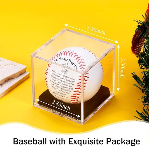 TI-EDC Baptism Gifts for Boys Baseball Catholic Christening Gifts First Communion Gifts for Girl Boy Confirmation Gifts for Teens Baptism Baseball Christening Gifts for Goddaughter Godson in Saudi Arabia