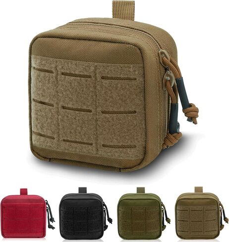 2 Pack Small Admin Pouch, 1000D Tactical Molle Mini Tool EDC Waist Belt Pouches Bag for Vest Backpack in Saudi Arabia