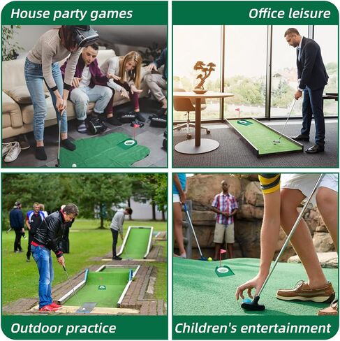 9 Pcs Golf Putting Cup with Flag, Practice Training Aids for Indoor Outdoor Use, Putting Green Hole for Adults, Home Office Garage Yard in Saudi Arabia