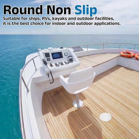 uxcell Boat Hatch, Round Non Slip Plate Inspection Deck Access Hatch & Lid, Detachable Cover with Screws for Marine Boat Yacht Ships in Saudi Arabia