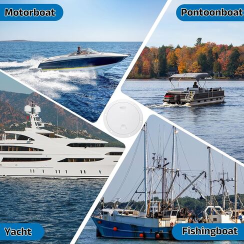 uxcell Boat Hatch, Round Non Slip Plate Inspection Deck Access Hatch & Lid, Detachable Cover with Screws for Marine Boat Yacht Ships in Saudi Arabia