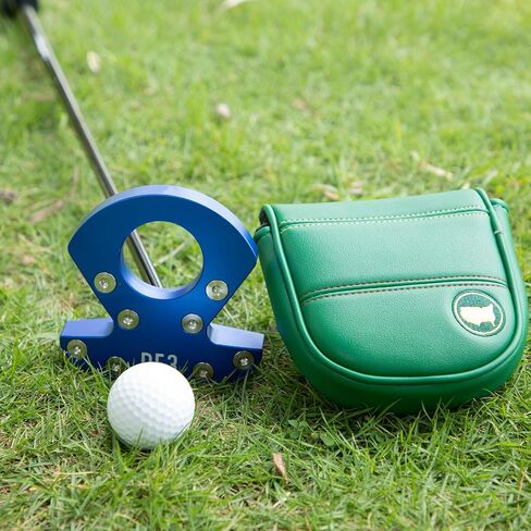 Golf Putter Covers DF3 Mallet Putter Headcover Map Embroidery Mallet Putter Covers with Magnetic Closure fit lab DF3 Putter,Green in Saudi Arabia