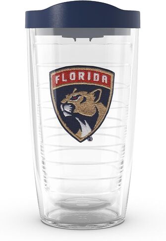Tervis Made in USA Double Walled NHL Florida Panthers Insulated Tumbler Cup Keeps Drinks Cold & Hot, 24oz, Primary Logo in Saudi Arabia