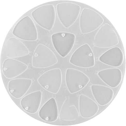 Guitar Pick Maker Guitar Plectrums Silicone Casting Mold for DIY Bass Thumb Finger Picks Keychain Pendant in Saudi Arabia