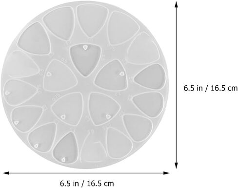 Guitar Pick Maker Guitar Plectrums Silicone Casting Mold for DIY Bass Thumb Finger Picks Keychain Pendant in Saudi Arabia