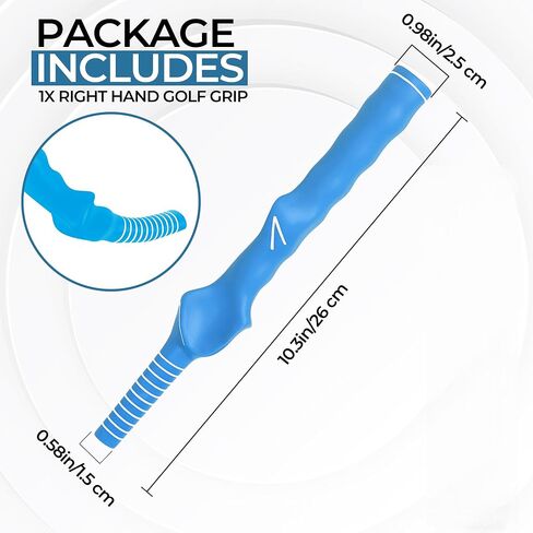 Right-Hand Golf Grip Trainer – Golf Swing Training Aid for Perfect Hand Positioning | Anti-Slip Grip Trainer for Beginners & Pros | Improve Accuracy, Power & Consistency in Saudi Arabia