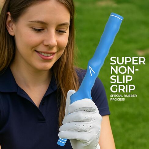 Right-Hand Golf Grip Trainer – Golf Swing Training Aid for Perfect Hand Positioning | Anti-Slip Grip Trainer for Beginners & Pros | Improve Accuracy, Power & Consistency in Saudi Arabia