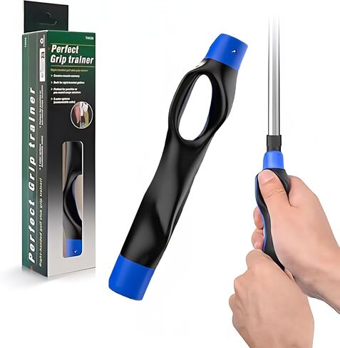 Golf Grip Trainer for Right Hand, Professional Training Aid to Perfect Your Swing Technique and Correct Hand Position, Fits All Standard Golf Clubs for Men and Women Players in Saudi Arabia