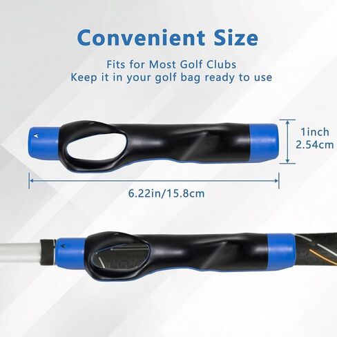 Golf Grip Trainer for Right Hand, Professional Training Aid to Perfect Your Swing Technique and Correct Hand Position, Fits All Standard Golf Clubs for Men and Women Players in Saudi Arabia