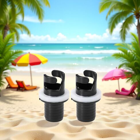 2 Pcs Black Boats Air Foot Pumps Hose Adapter Inflatable Kayak Air Valves Adapter Kayak Foot Pumps Valves Adapter for Inflatables，Kayaking in Saudi Arabia