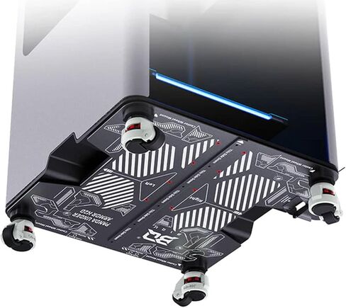 BIQU Panda Under Armor PX for Bambu-Lab P1S P1P X1C X1E, 3D Printer Dolly Cart with 360° Rotating Wheels for Easy Moving, Portable and Lockable, Printer Bottom Protector,with Rubber Brake in Kuwait