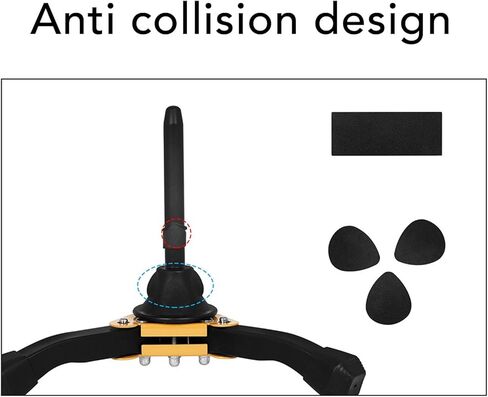 Eujgoov Foldable Saxophone Stand, Portable Tripod for Clarinet, Flute, Piccolo Trumpet, Oboe and Saxophone with Iron Legs Crafted for Instrument Safety Wind Instrument Accessories in Saudi Arabia