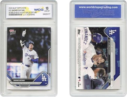 2025 MLB Topps Now SHOHEI OHTANI Bobblehead Night Walk-Off Home Run Card #35 - Graded GEM Mint 10 in Saudi Arabia
