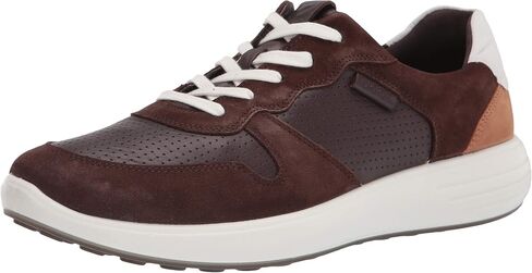 ECCO mens Soft 7 Runner Summer Sneaker, Amber/Marine, 10-10.5 US in Saudi Arabia